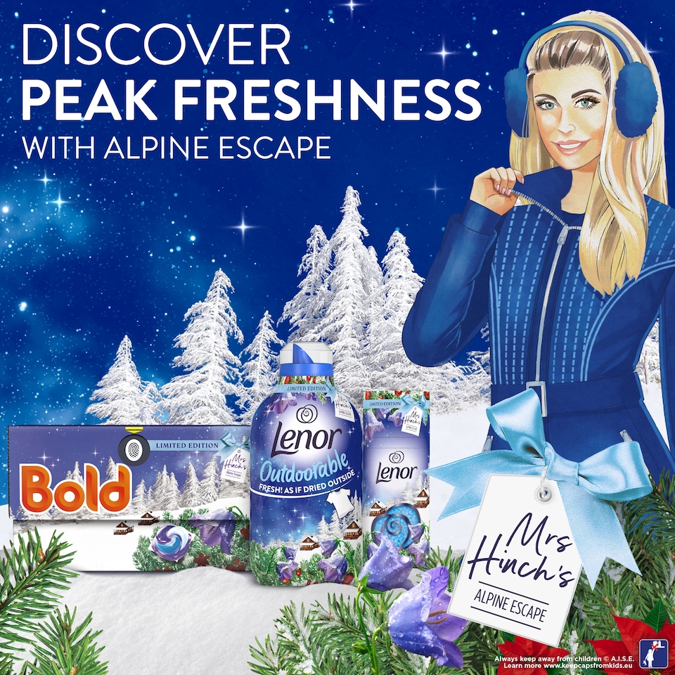 image 1 of Bold Washing Pods Alpine Escape Bluebells & Wild Berries Limited Edition 29 Washes 672.8g