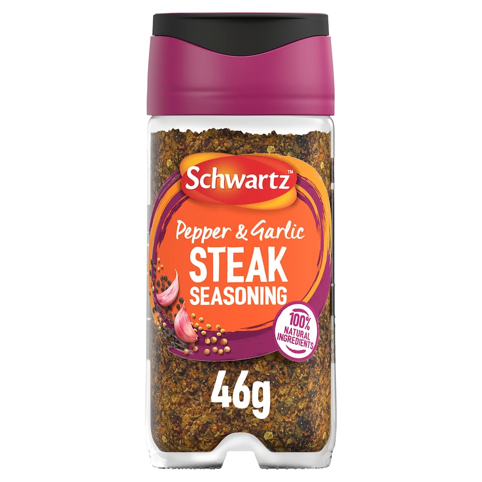 image 1 of Schwartz Pepper & garlic Steak Seasoning 46g