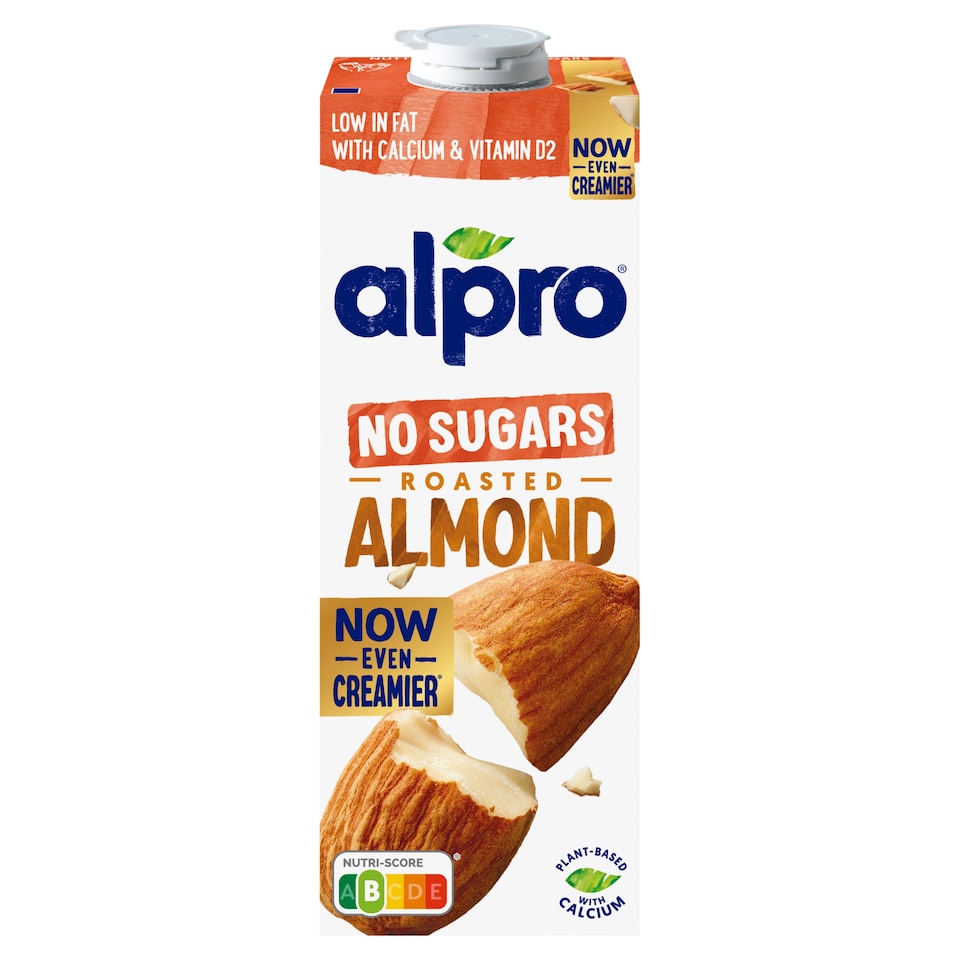 Alpro Non-Fat Sugar-free Almond Drink with Added Calcium and Vitamins 1 l