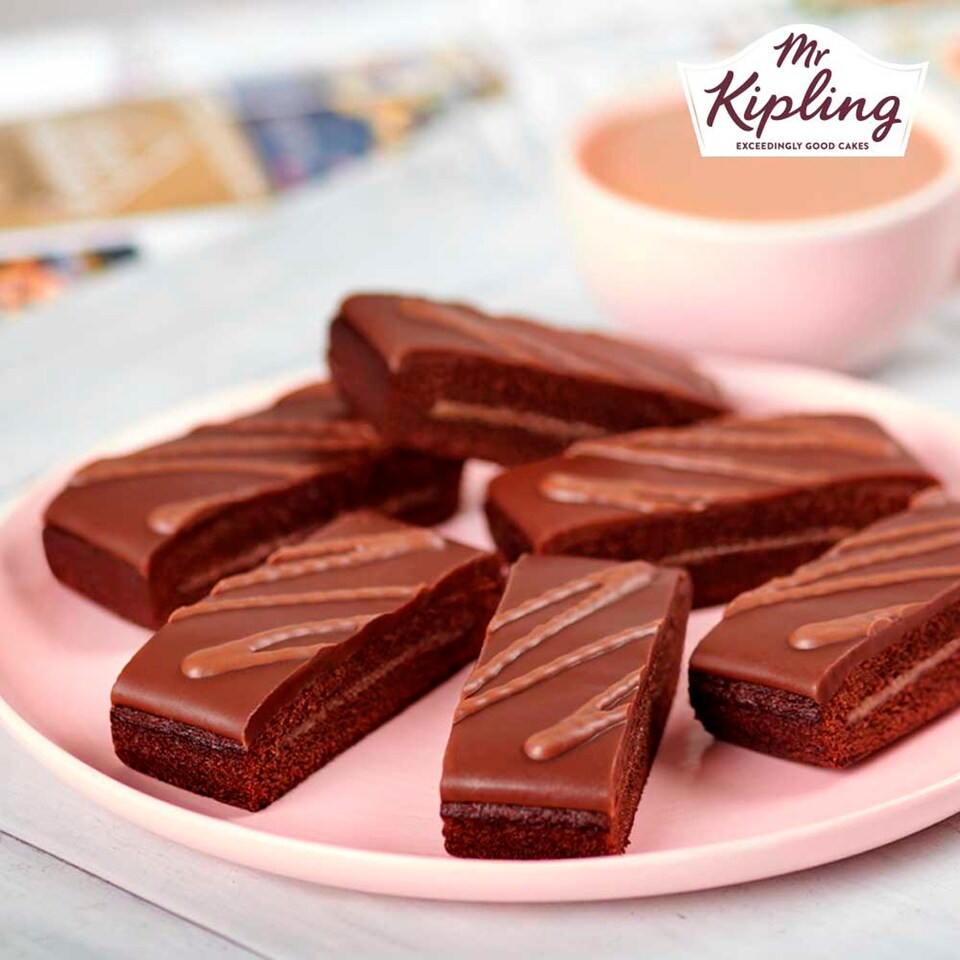 image 1 of Mr Kipling Chocolate Slice 6 Pack