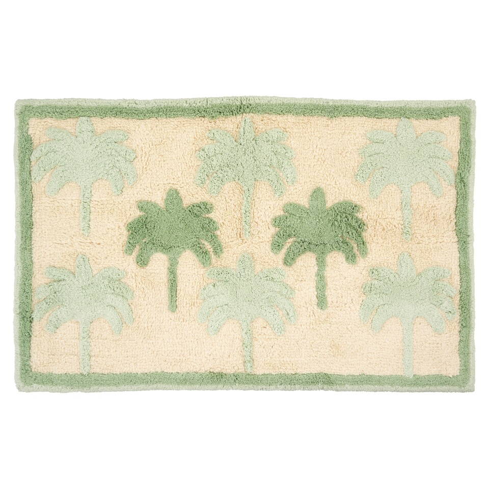 F&F Home Palm Trees fürdőszobaszőnyeg 50 cm x 80 cm  1. kép