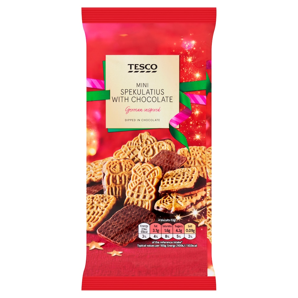 Tesco Mini Chocolate Spekulatius 150G