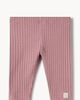 image 3 of F&F Baby 3-Pack Cotton Rich Ribbed Leggings in Mink
