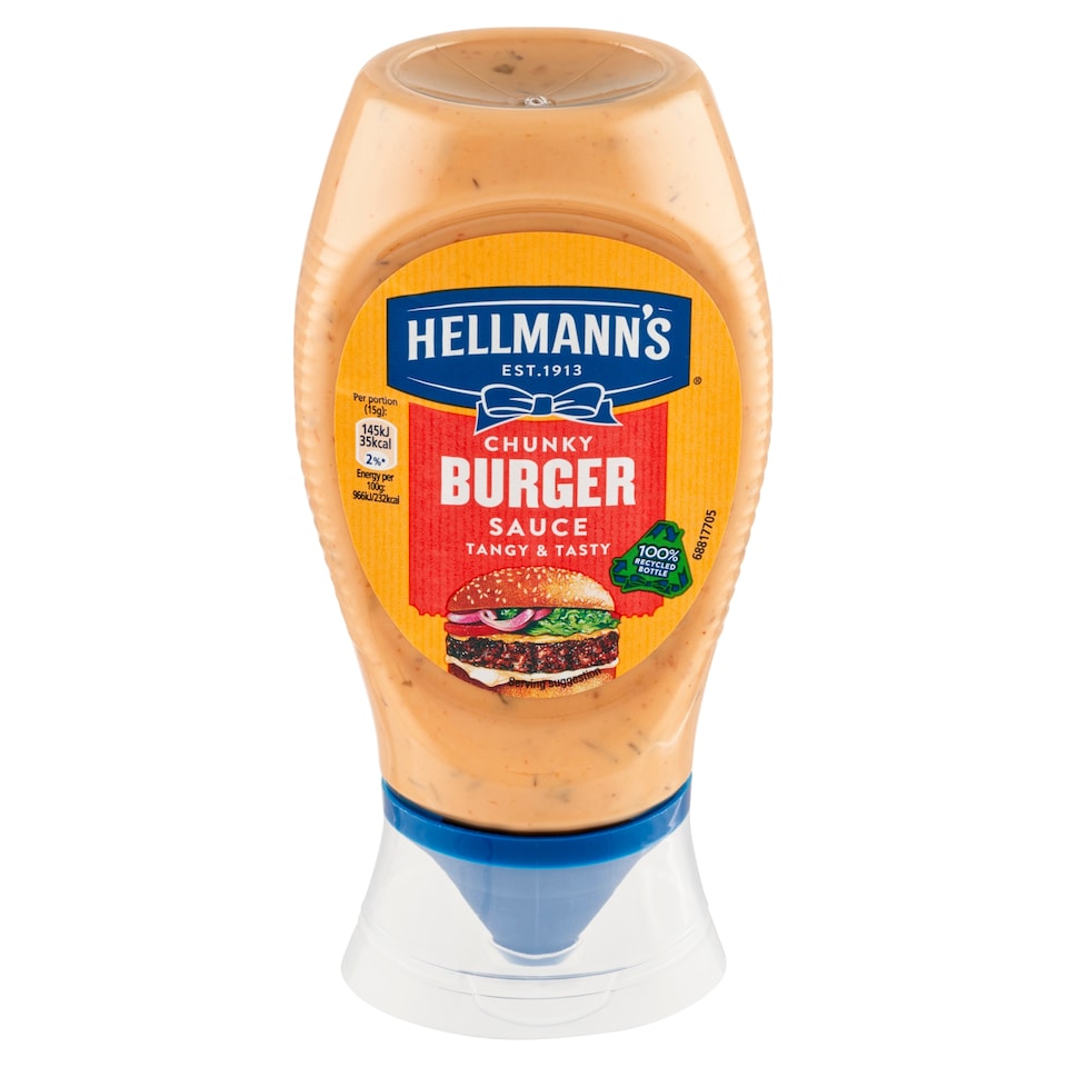 image 1 of Hellmann's Chunky Burger Sauce 250 ml