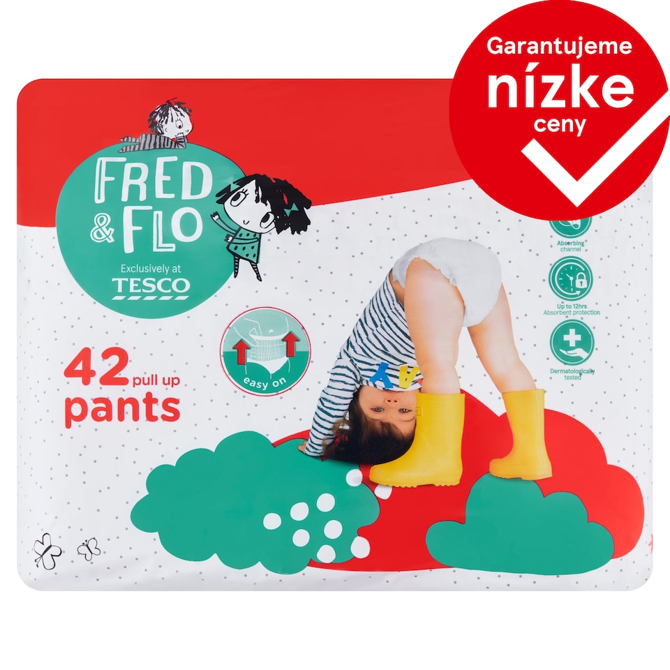 obrázok 1 z Fred & Flo Plienkové nohavičky Maxi 4 8-14 kg 42 ks