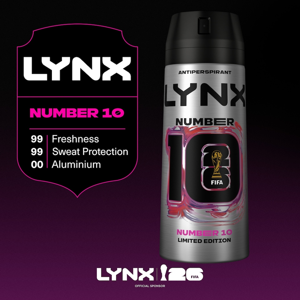 image 1 of Lynx Number 10 Limited Edition 72h Antiperspirant Deodorant  150ml