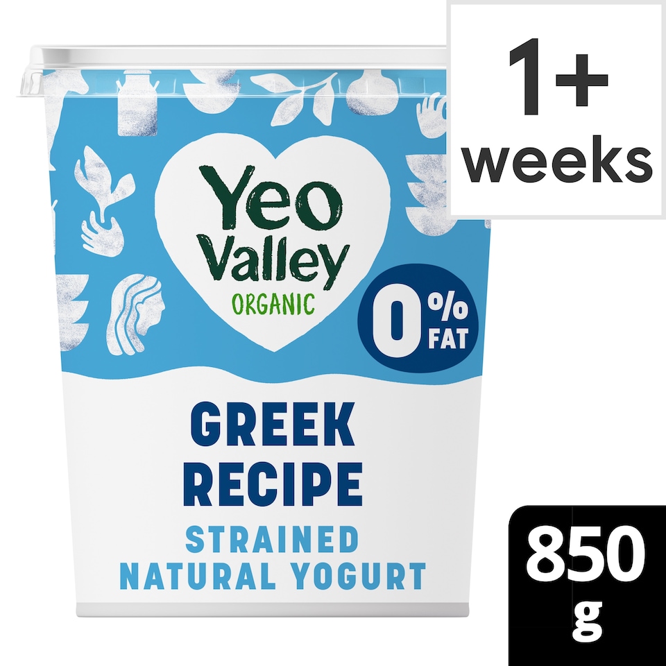 image 1 of Yeo Valley Organic Greek Recipe 0% Fat Natural 850g