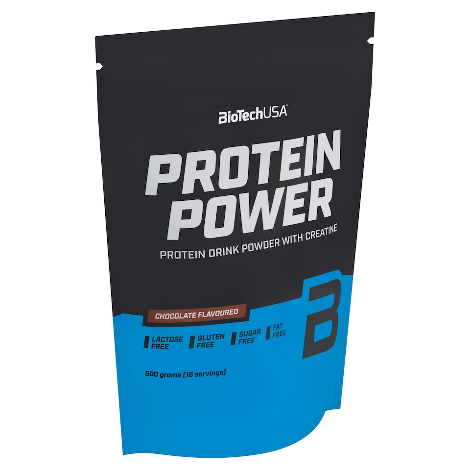 image 1 of BioTechUSA Protein Drink Powder with Creatine Chocolate Flavoured 500 g