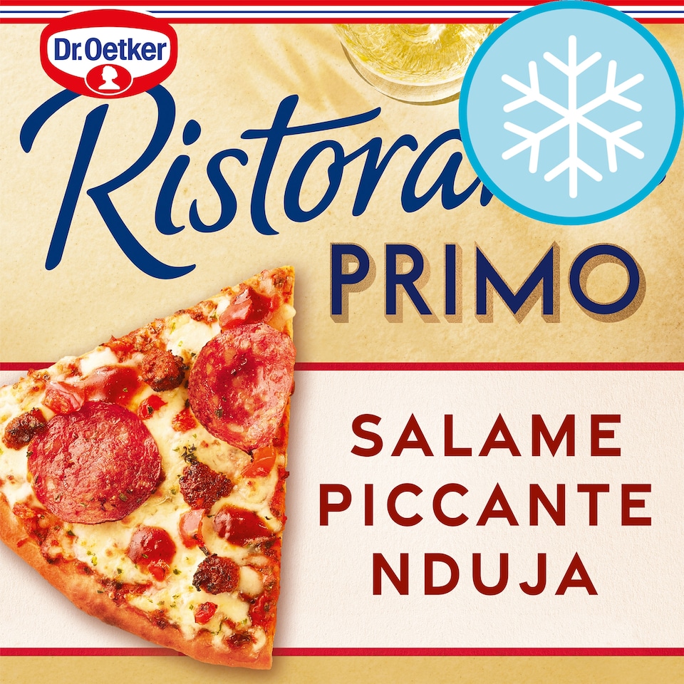 image 1 of Dr Oetker Ristorante Primo Salami Piccante Nduja Pizza 350g