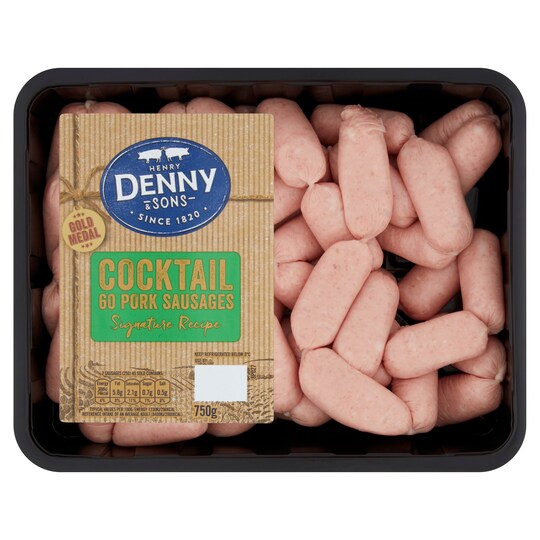 Denny Cocktail Sausages 750G Tesco Groceries
