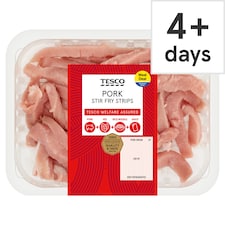 Tesco Pork Stir Fry Strips 250g