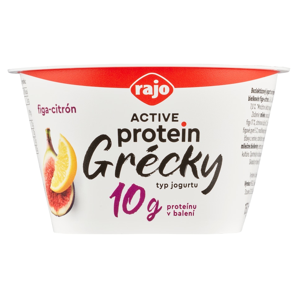 obrázok 1 z Rajo Active Protein Grécky typ jogurtu figa-citrón 150 g
