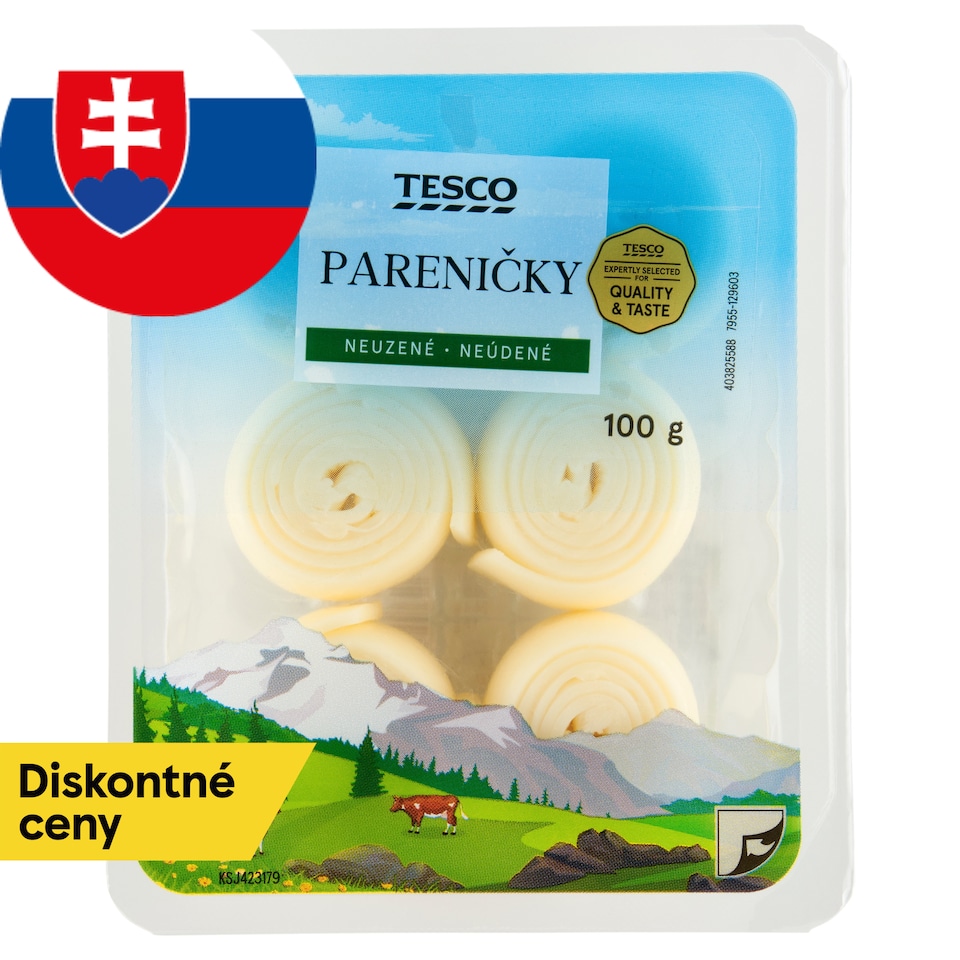 Tesco Pareničky neúdené 100 g