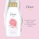 image 2 of Dove Renewing Care Peony & Rose Bath Soak Bubble Bath 450ml