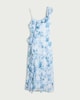 image 5 of F&F Floral Ruffle Sleeved Midi Dress in Multi Blue