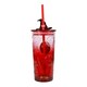 image 4 of Harry Potter Glass Cup with Straw