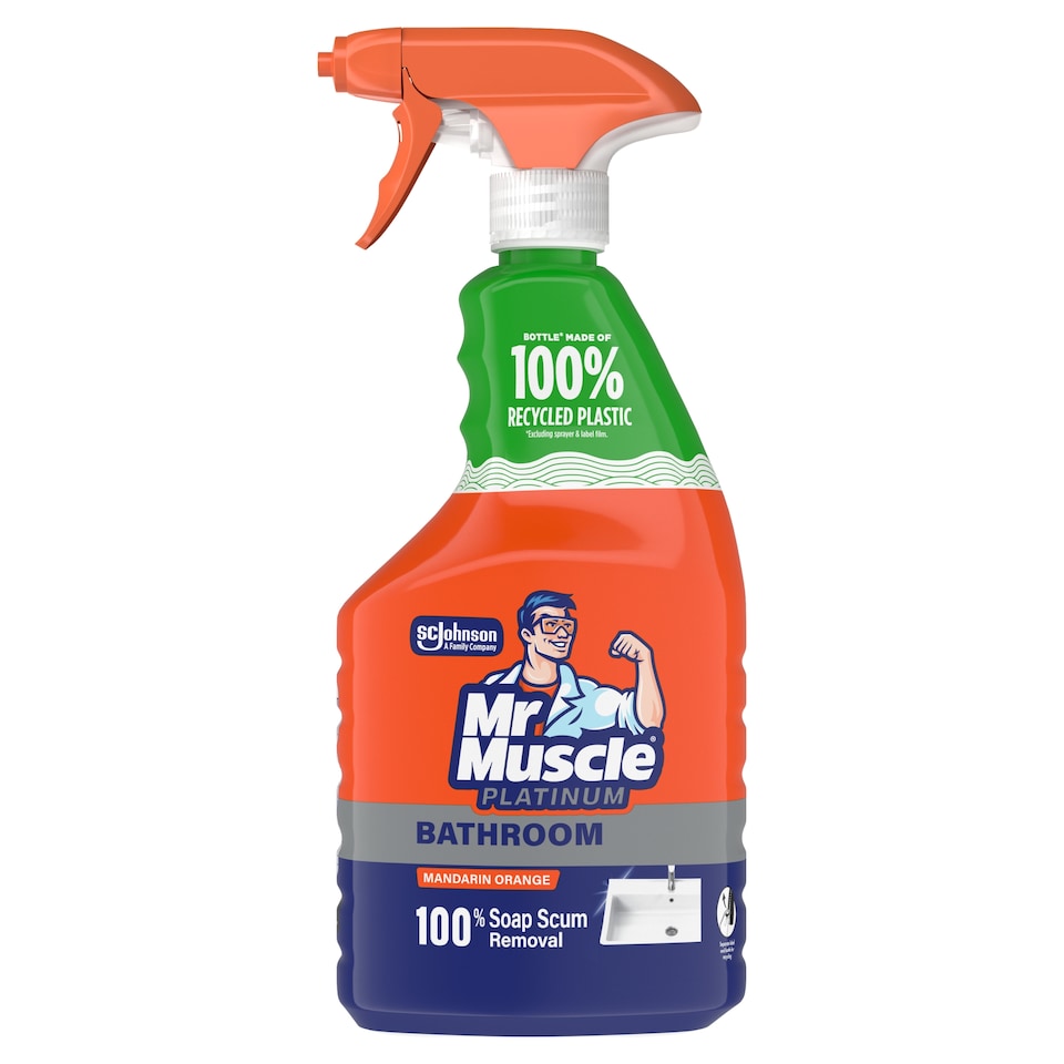 image 1 of Mr Muscle Platinum Bathroom Mandarin Orange 750Ml