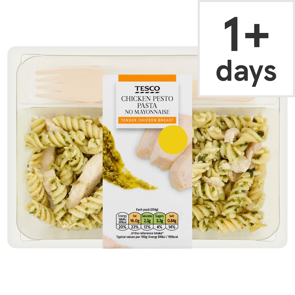 Tesco Chicken Pesto Pasta 204g