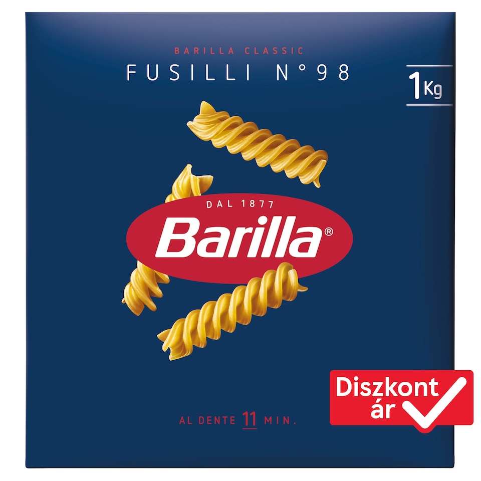 Barilla Fusilli Durum Wheat Semolina Pasta 1 kg