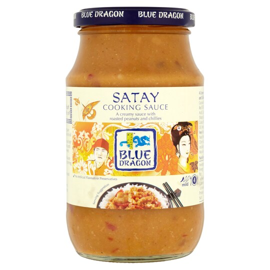 Blue Dragon Satay Cooking Sauce 440G Tesco Groceries