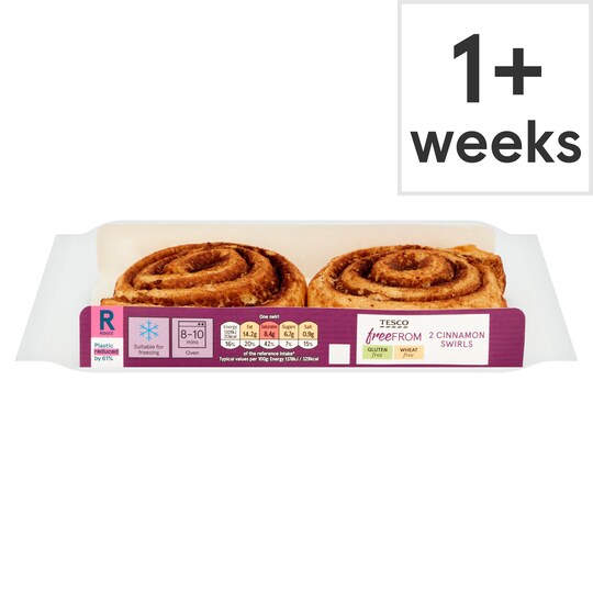 Tesco 2 Free From Cinnamon Swirls Tesco Groceries