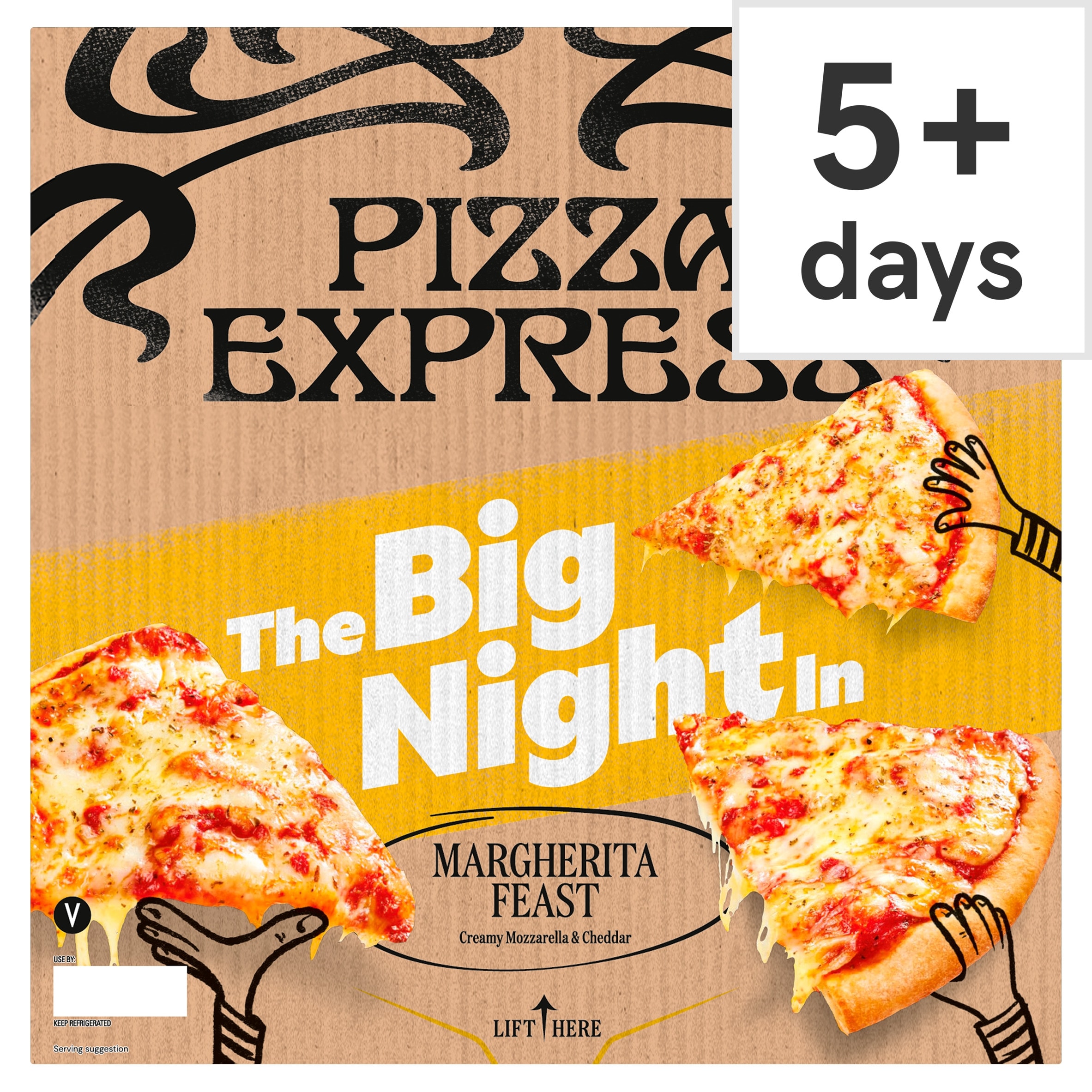 Pizza Express The Big Night In Margherita Feast 550g