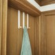 image 4 of Core Supply White Over Door Hooks 3 Pack