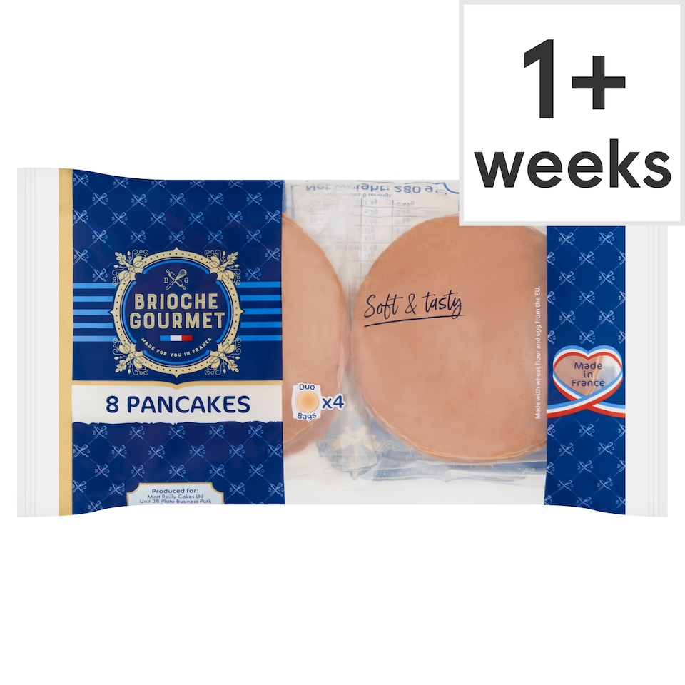 Brioche Gourmet Pancakes 8 Pack