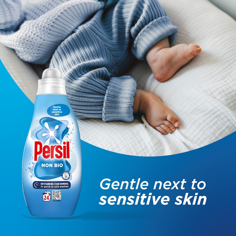 image 1 of Persil Non Bio Laundry Liquid Detergent 24 Washes 648ml
