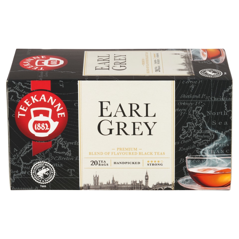 Obrázek 1 pro produkt Teekanne Earl Grey černý čaj aromatizovaný 20 x 1,65g (33g)