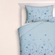 image 2 of F&F Home Washed Cotton Butterflies Duvet Set 140 x 200 cm