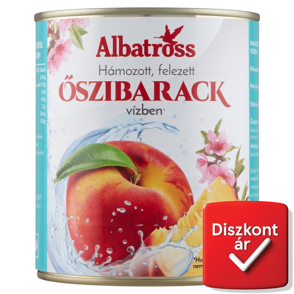 image 1 of Albatross Peeled, Halved Peach in Water 820 g