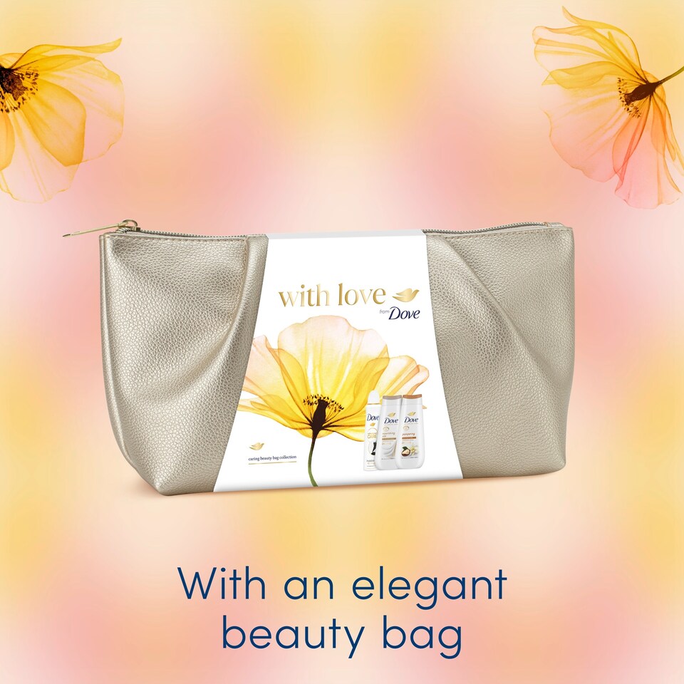 image 1 of Dove With Love Caring Beauty Bag Collection Gift Set