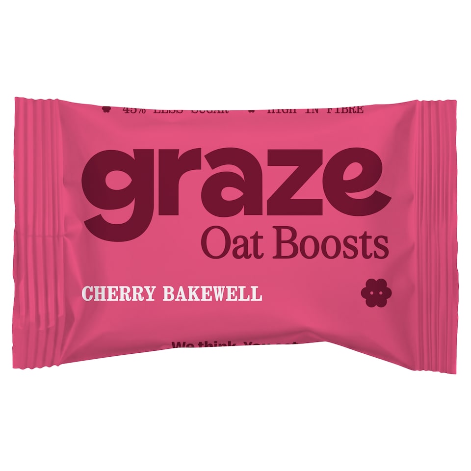Graze Cherry Bakewell Oat Boosts 50g
