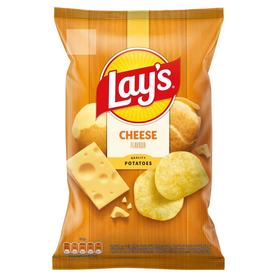 Lay's sajtos ízű burgonyachips 130 g