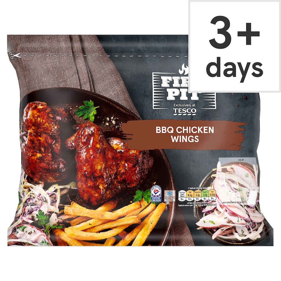 Tesco Fire Pit BBQ Chicken Wings 900g