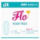 image 1 of Flo Bamboo Winged & Ultra Thin Night Pads x14