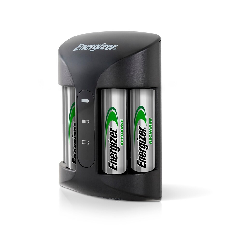 image 1 of Energizer Pro Charger with 4 AA rechargeable Batteries included