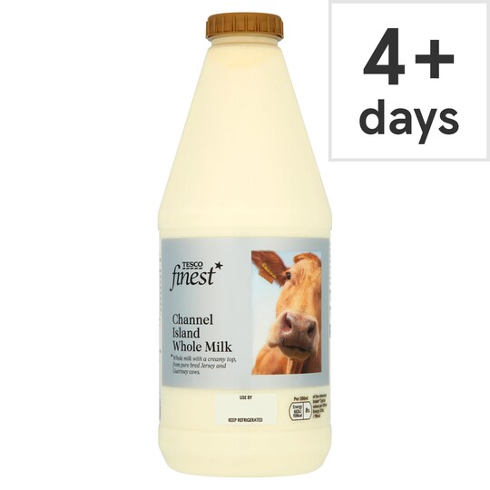 Tesco Finest Channel Island Milk 1L Tesco Groceries