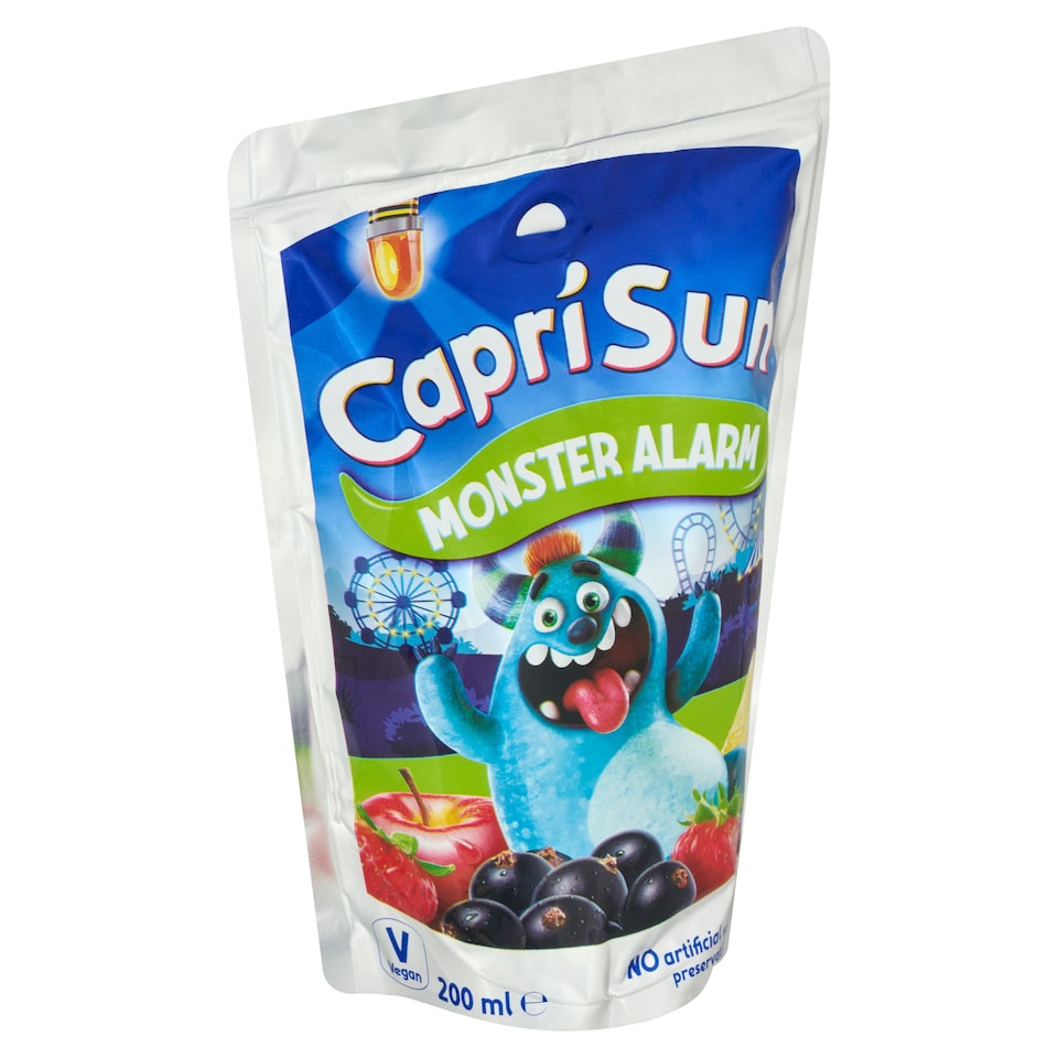 image 1 of Capri-Sun Monster Alarm Non-Carbonated Non-Alcoholic Fruit Drink 200ml