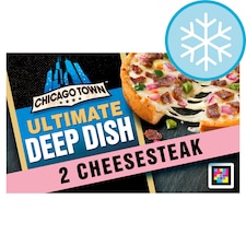 Chicago Town Deep Dish Peppered Cheesesteak Pizza 2 X 160G