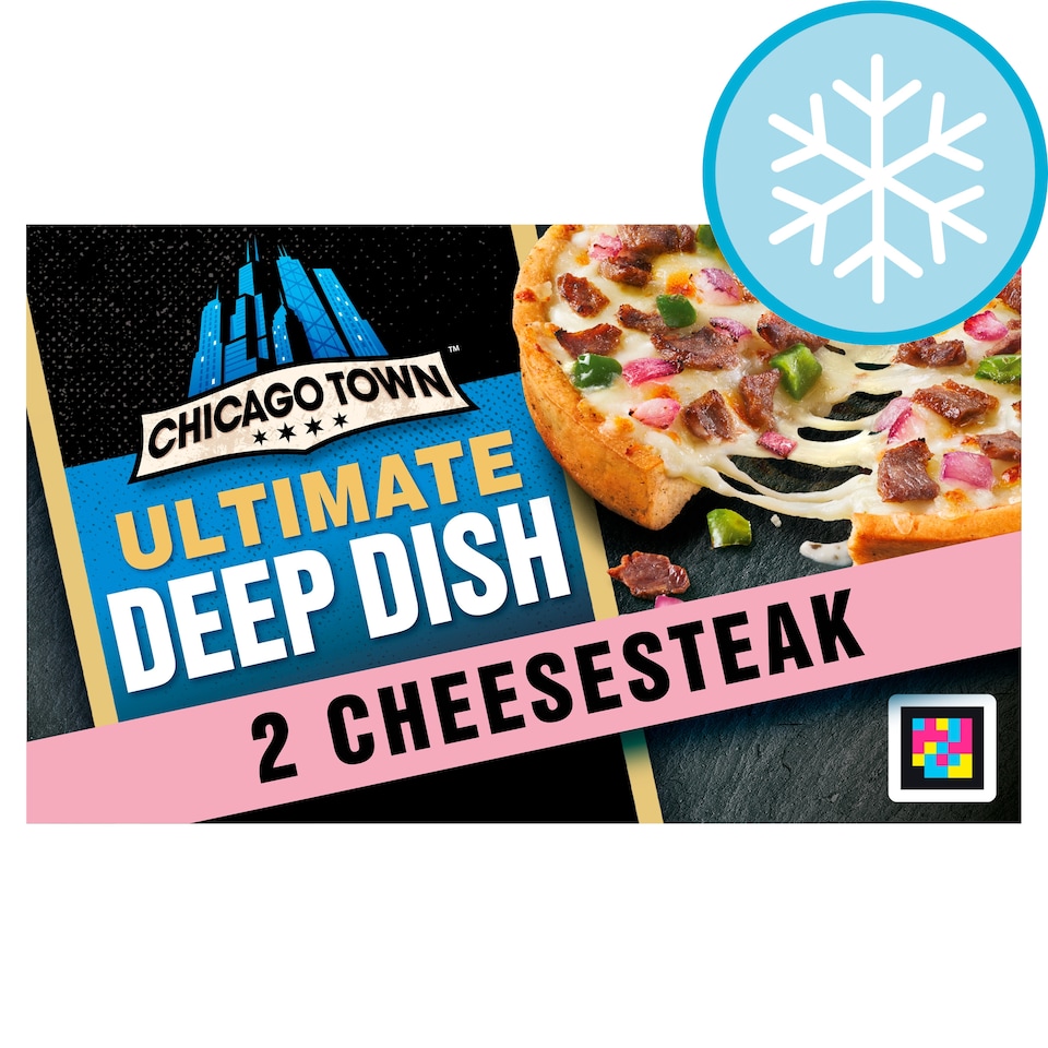 image 1 of Chicago Town Deep Dish Peppered Cheesesteak Pizza 2 X 160G