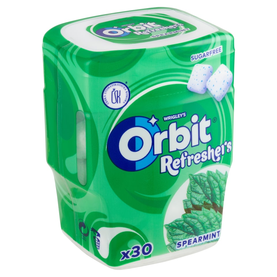 image 1 of Wrigley's Orbit Refreshers Spearmint 30 pcs 67g