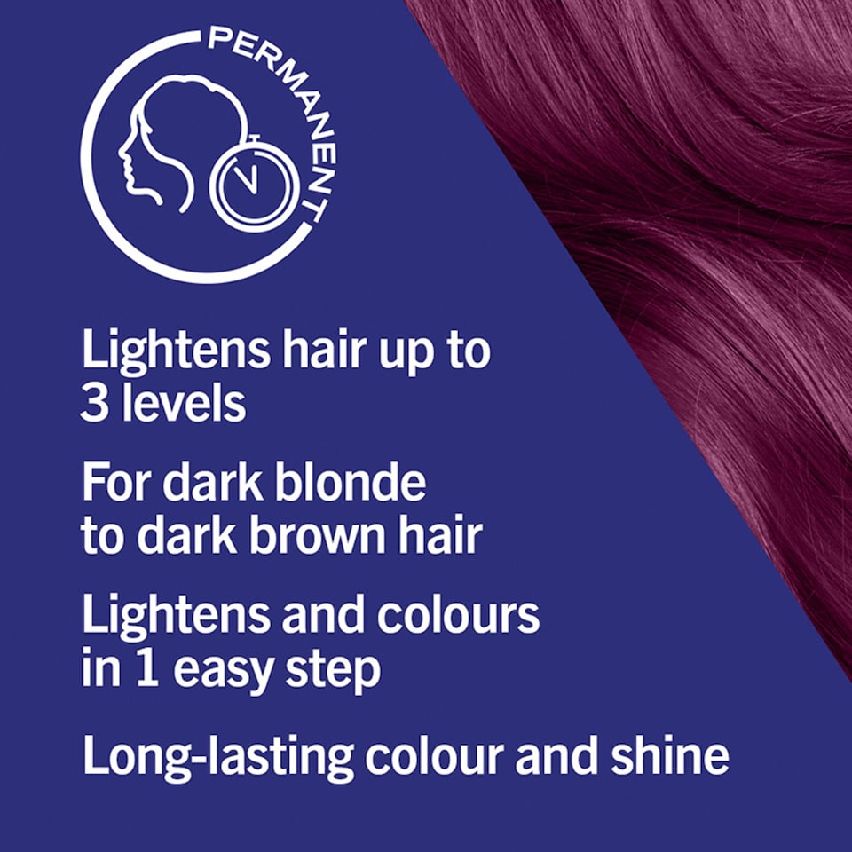 image 1 of Schwarzkopf Live Colour + Lift Permanent Hair Dye - Ultra Violet L76
