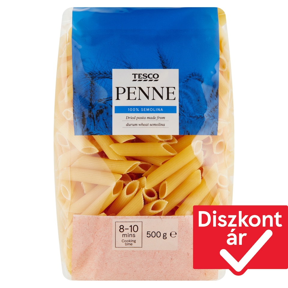 Tesco Penne durum száraztészta 500 g