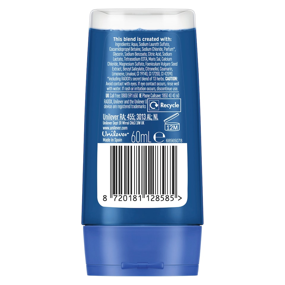 image 1 of Radox Therapy Feel Awake 2 In 1 Gel 60Ml
