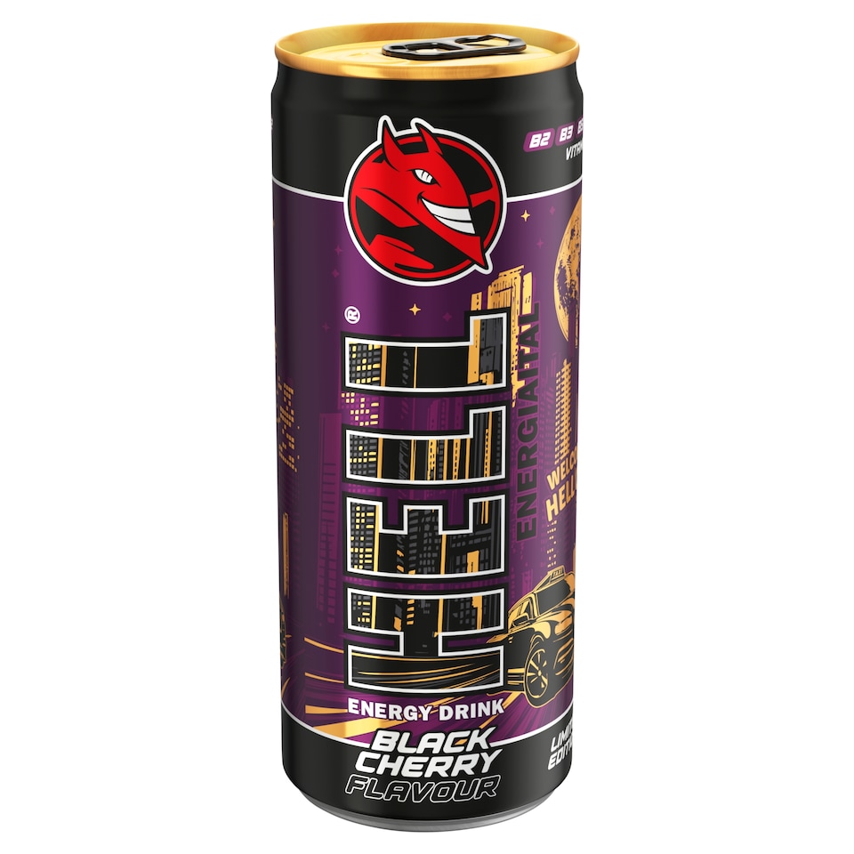 image 1 of HELL Black Cherry Flavour Energy Drink 250 ml
