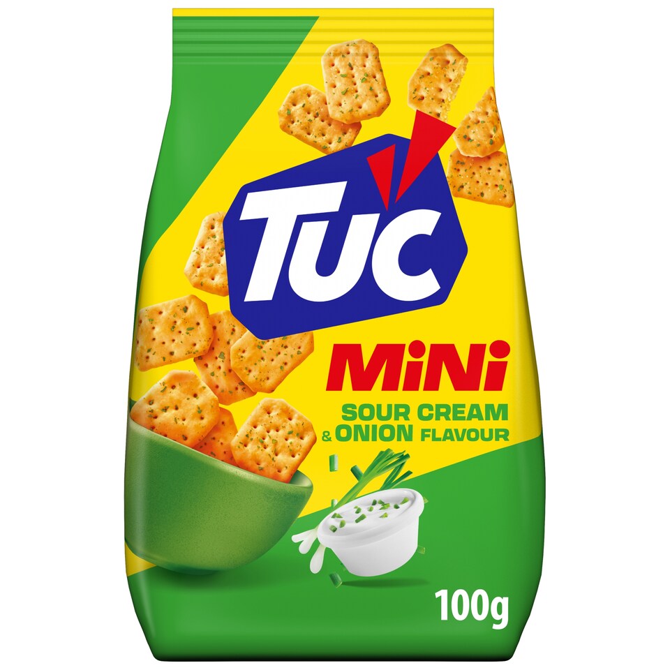 Tuc Krekry Mini s príchuťou zakysanej smotany a cibule 100 g