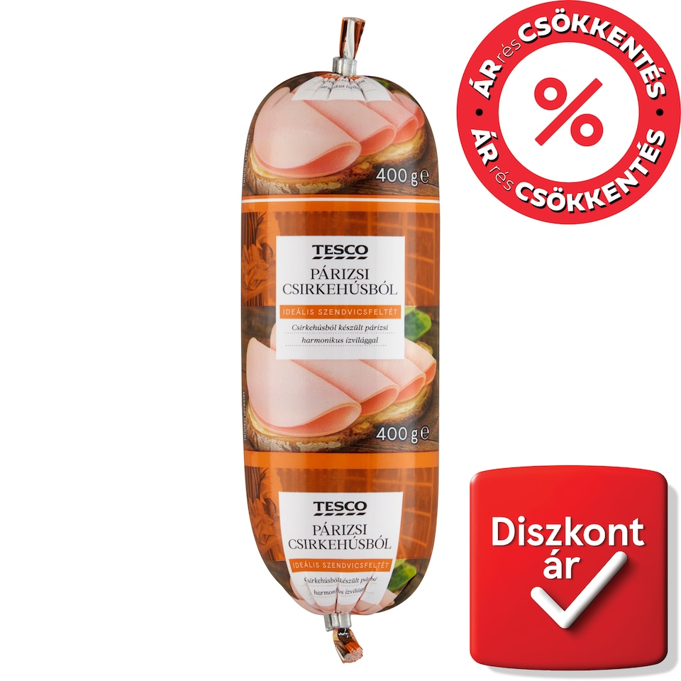 Tesco párizsi csirkehúsból 400 g