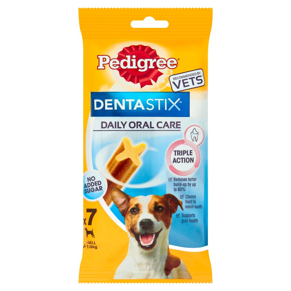 Pedigree Dentastix Daily Small Dog Treats 7 Dental Sticks